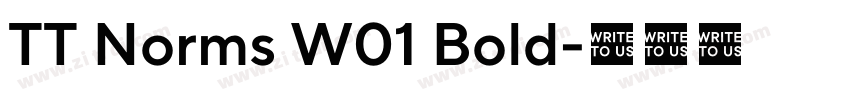 TT Norms W01 Bold字体转换 TT Norms W01 Bold字体转换